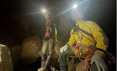 大久保の風穴練習ケイビング